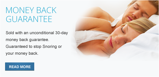 The SnorBan mouhtpiece comes with a money back guarantee